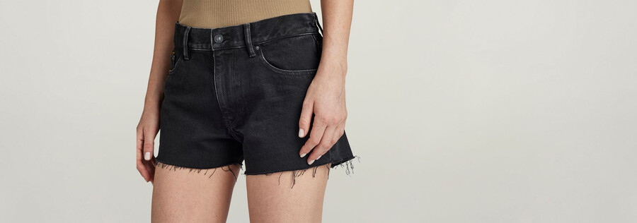 true shorts raw edge