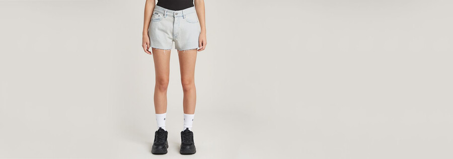 true shorts raw edge