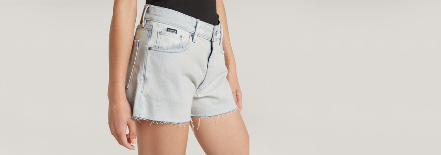 true shorts raw edge