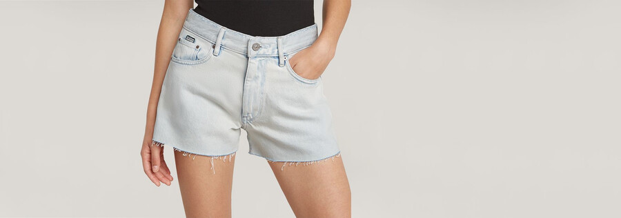 true shorts raw edge