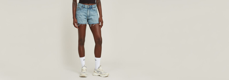 true shorts raw edge