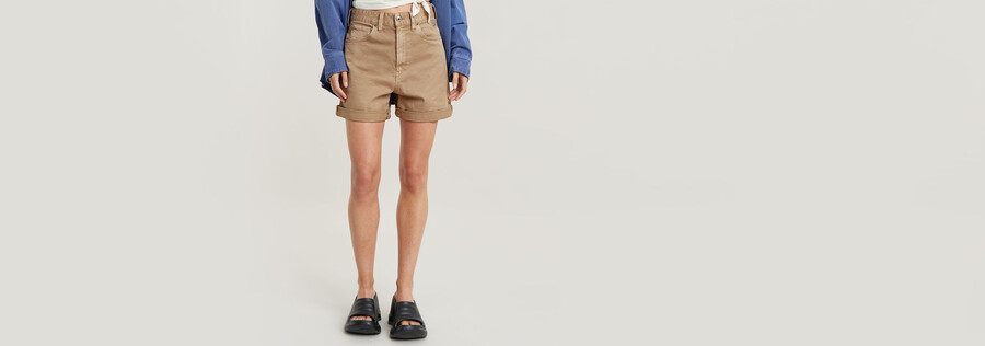 pantaloncini larghi a 5 tasche