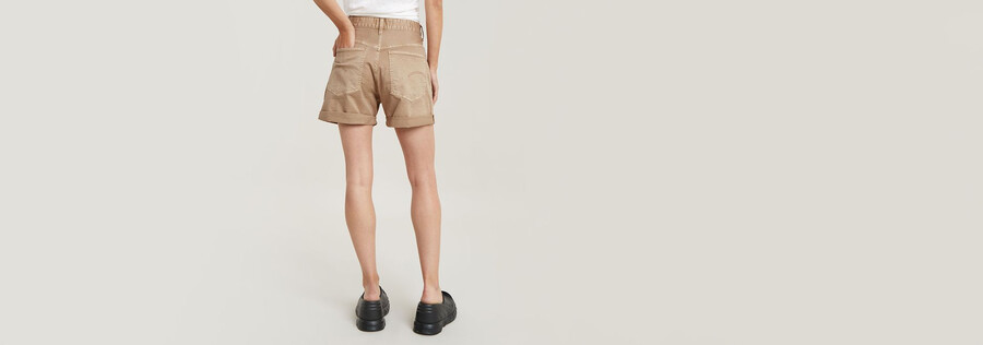 pantaloncini larghi a 5 tasche