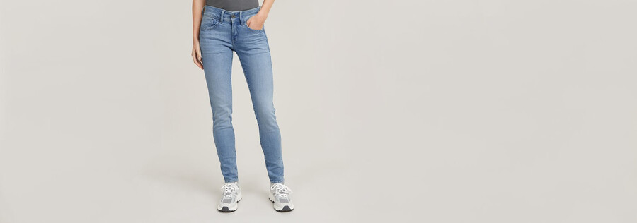 jeans lynn mid skinny