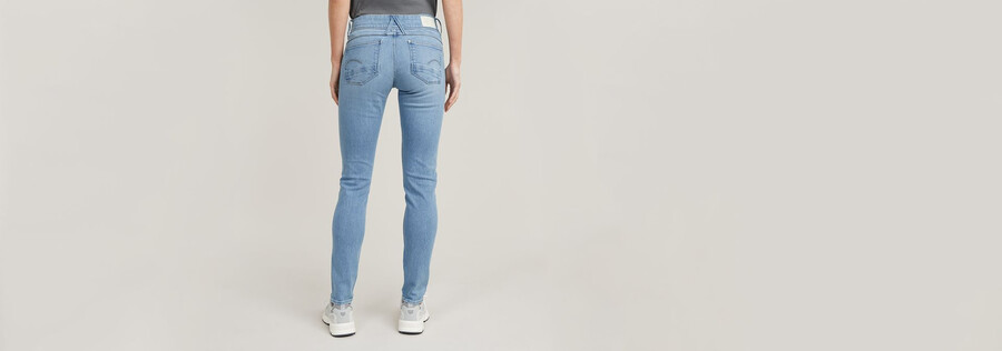 jeans lynn mid skinny