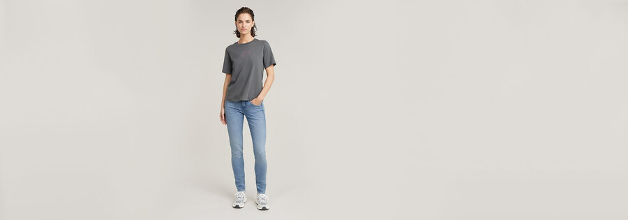 jeans lynn mid skinny