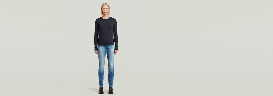 jeans dritti slim midge