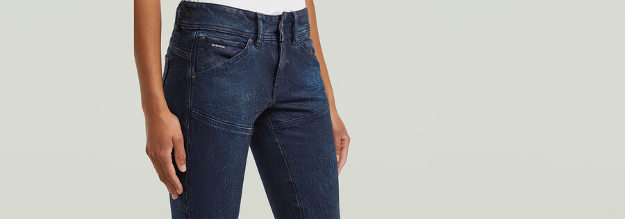jeans moto slim