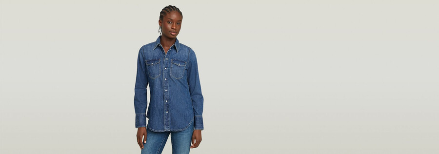 camicia western slim