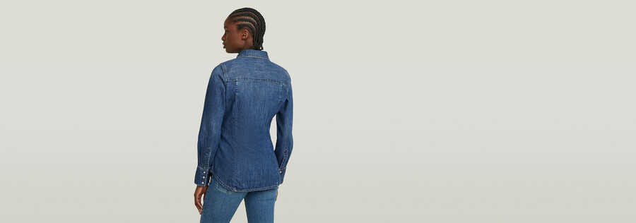 camicia western slim
