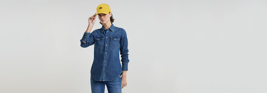 camicia western slim