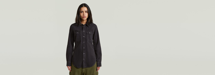 camicia western slim
