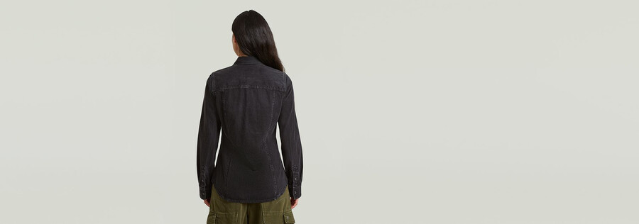 camicia western slim