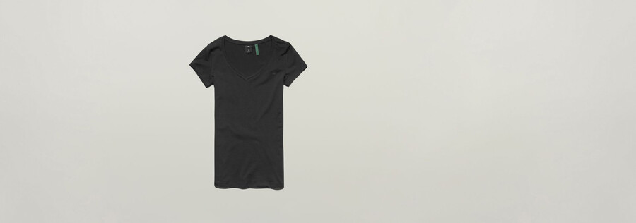 base v-neck cap top
