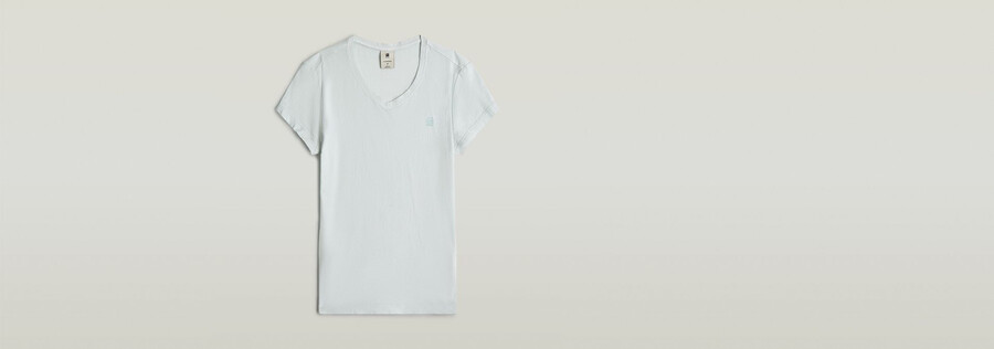 top aderente con scollo a v eyben sovratinto