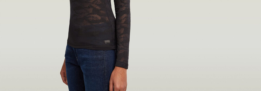 top sottile in pizzo fine aop