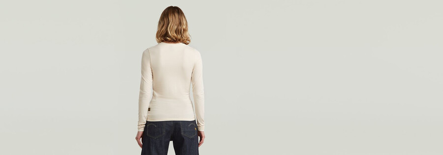maglietta slim fit crew