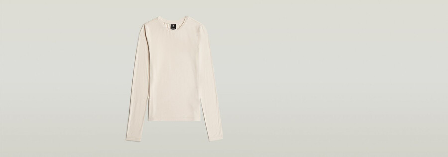 maglietta slim fit crew