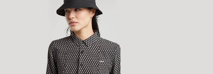 abito camicia con cintura