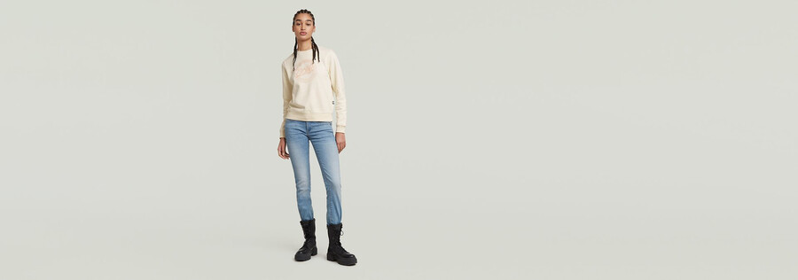 jeans dritti midge saddle mid
