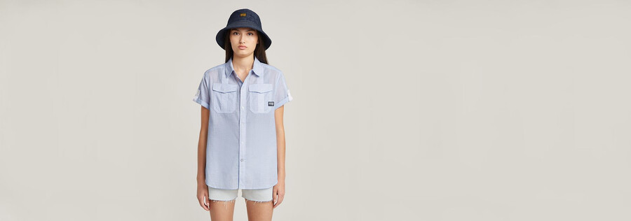 camicia con bottoni