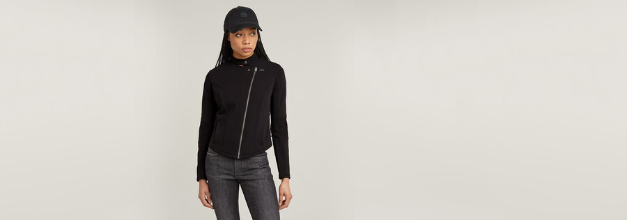 giacca da motociclista slim