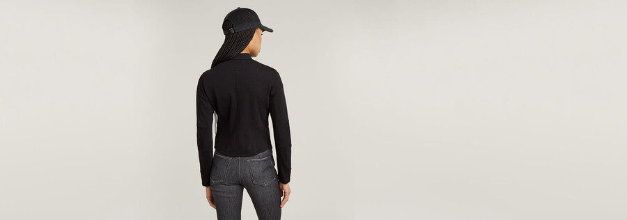 giacca da motociclista slim