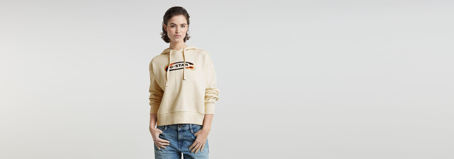 felpa con cappuccio larga con logo old skool