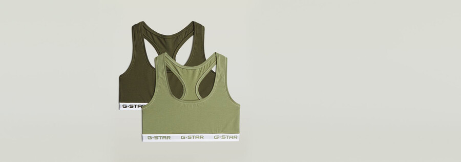 confezione da 2 reggiseni racerback