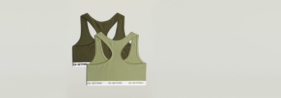 confezione da 2 reggiseni racerback