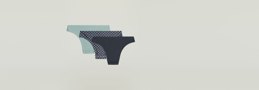 slip hipster no vpl confezione da 3