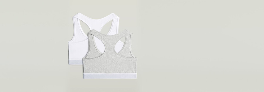 confezione da 2 reggiseni racerback