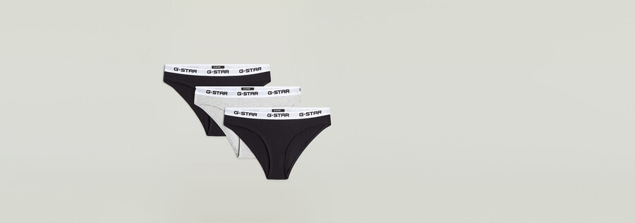 slip hipster confezione da 3