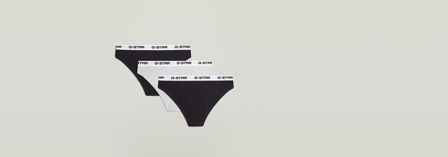 slip hipster confezione da 3