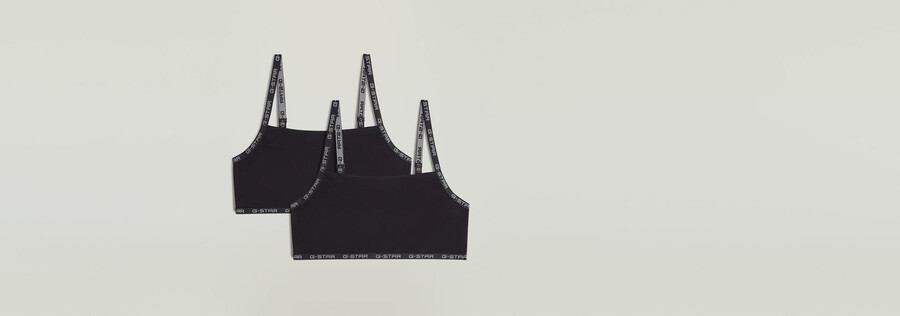 confezione da 2 reggiseni con spalline