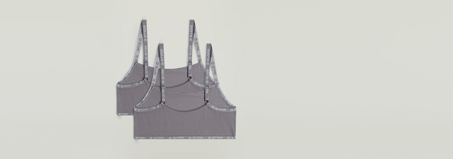 confezione da 2 reggiseni con spalline
