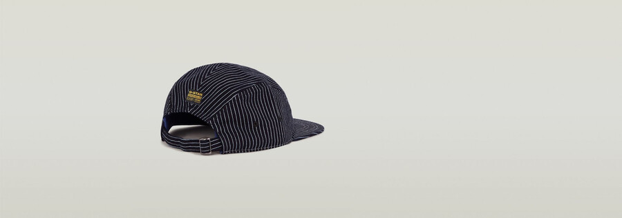 cappellino a 5 pannelli con visiera piatta