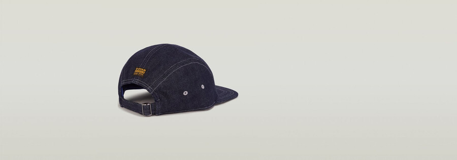 cappellino a 5 pannelli con visiera piatta