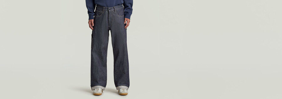 jeans larghi con cimosa mn tipo 96