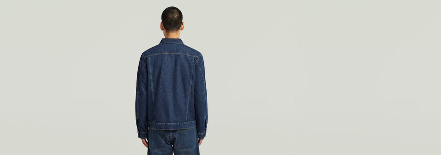 giacca in denim arc 3d