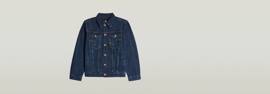 giacca in denim arc 3d