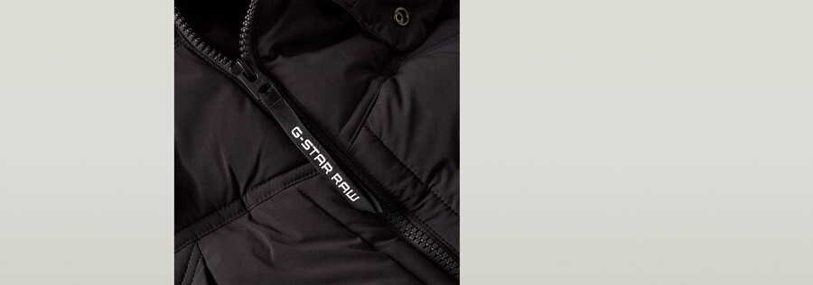 gilet imbottito con cappuccio g-whistler 2.0
