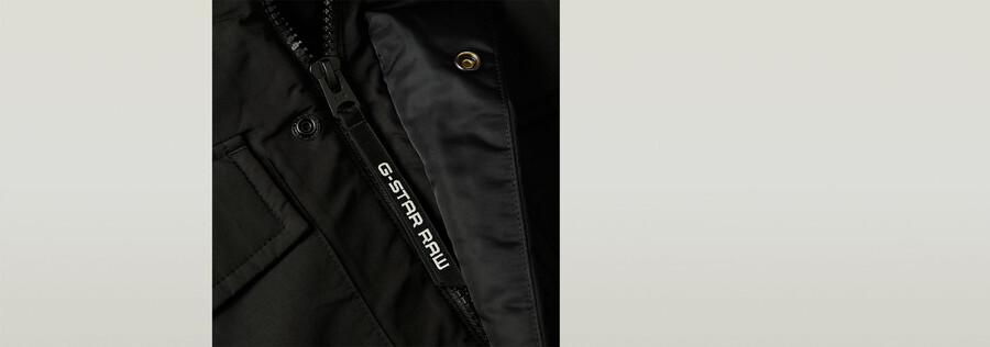 parka imbottito con cappuccio vodan