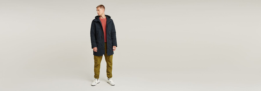 parka con cappuccio per tutti i giorni