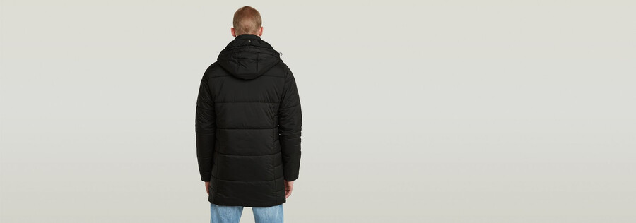 parka imbottito con cappuccio g-whistler