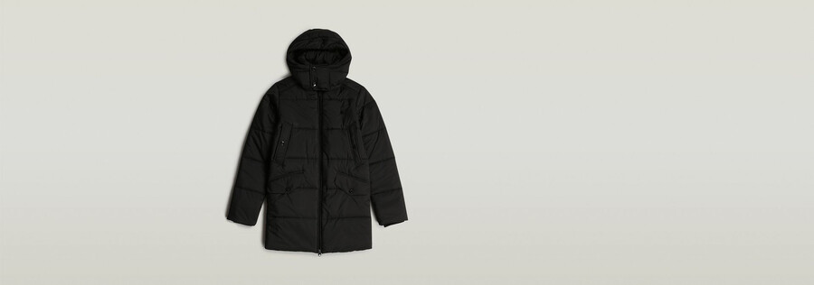 parka imbottito con cappuccio g-whistler