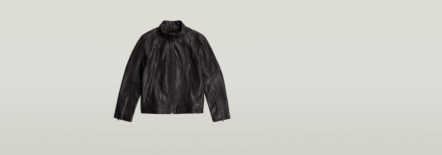 giacca in pelle da motociclista