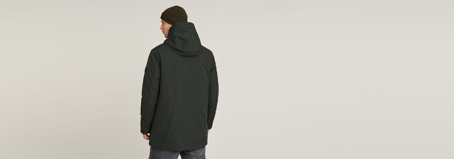 parka imbottito con cappuccio vodan