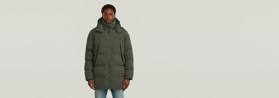 parka imbottito con cappuccio g-whistler 2.0