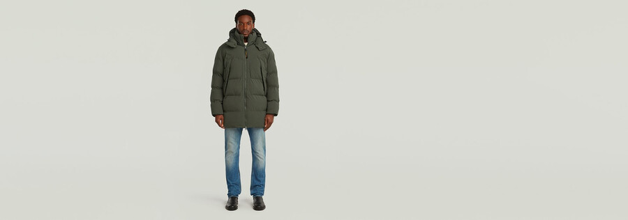 parka imbottito con cappuccio g-whistler 2.0